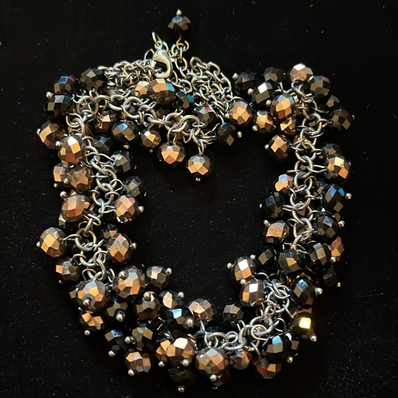 Brown and Black Beaded Necklace - Picture 12 of 16